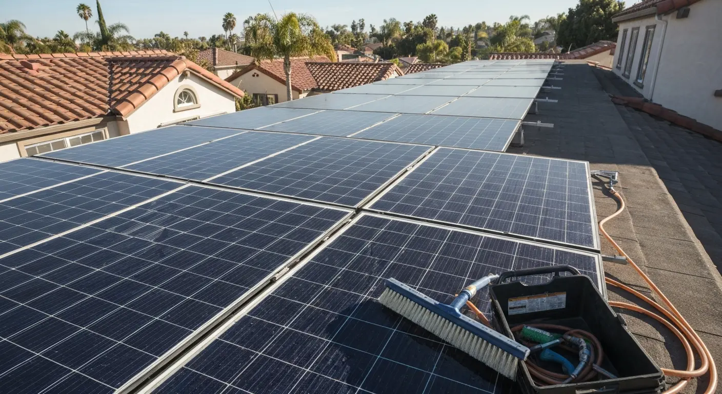 Solar panel maintenance Woodland Hills