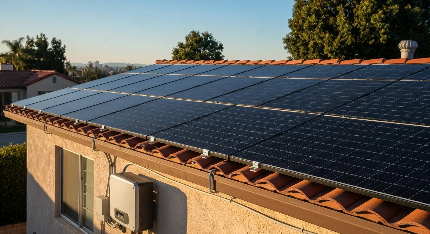 Solar panel installation
