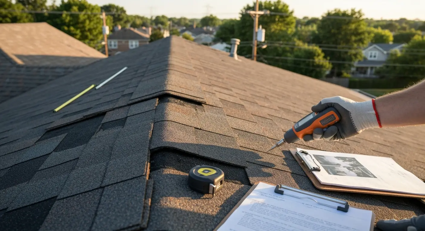 Roof damage assessment and repair