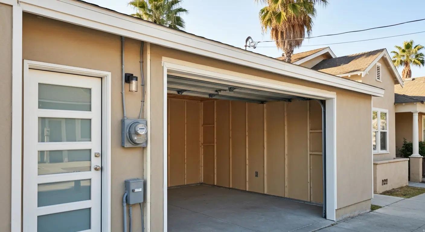 Garage conversion project