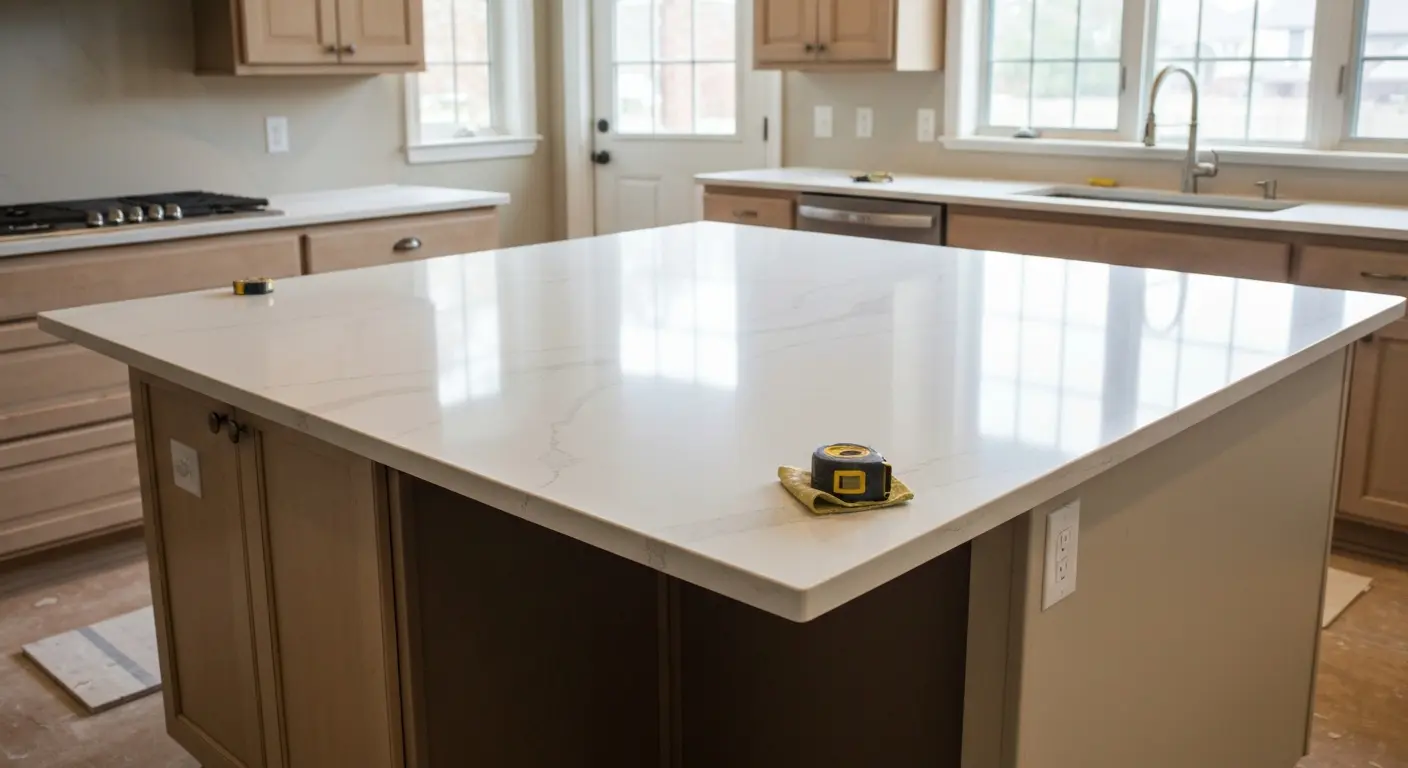 Kitchen island countertop