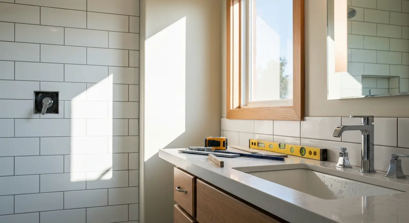 Bathroom remodeling project