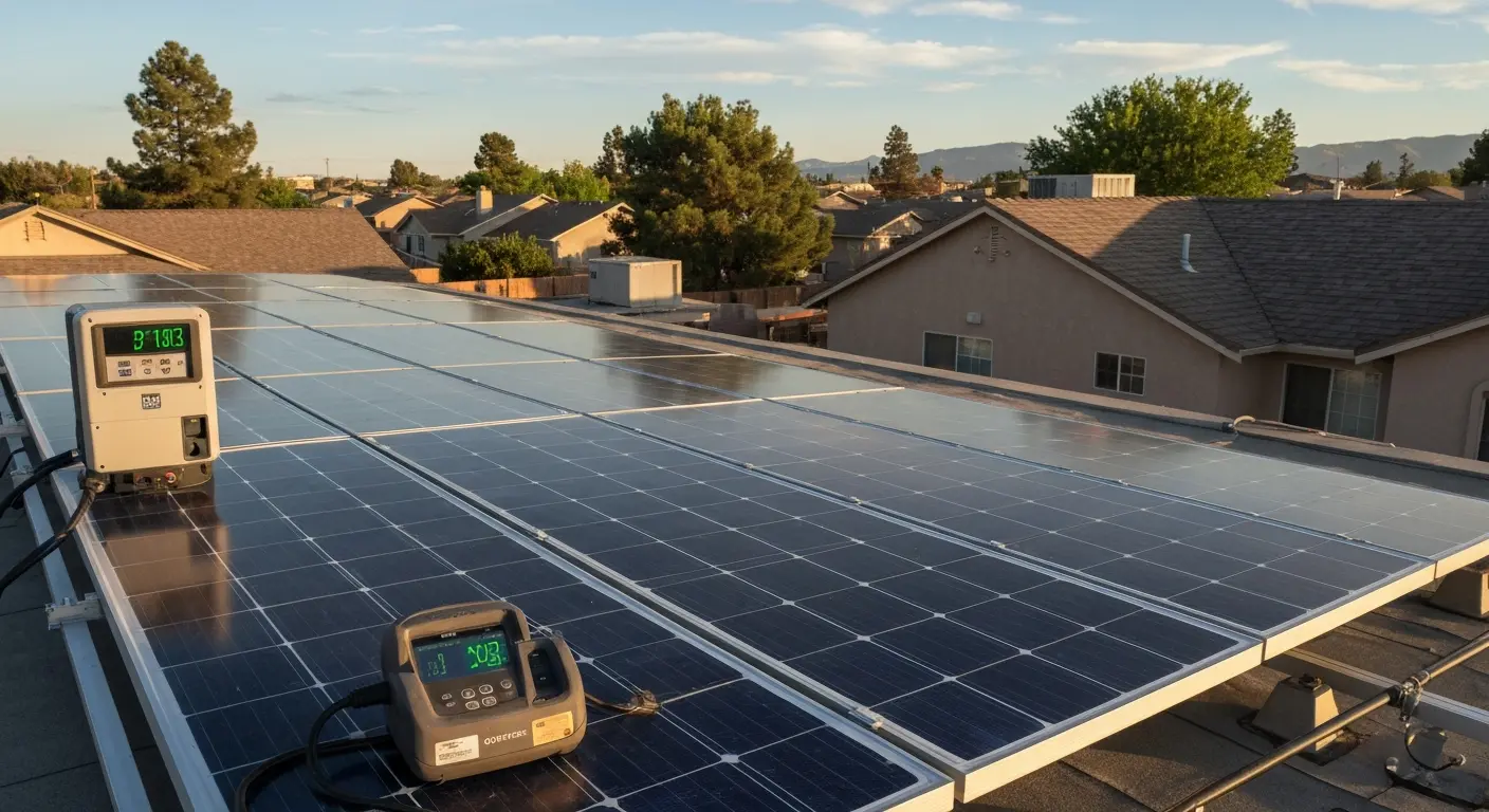Solar system maintenance and monitoring