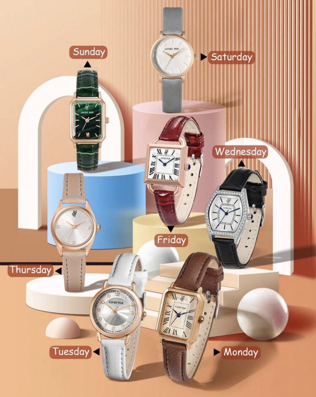 Set 7 reloj dama — foto 1