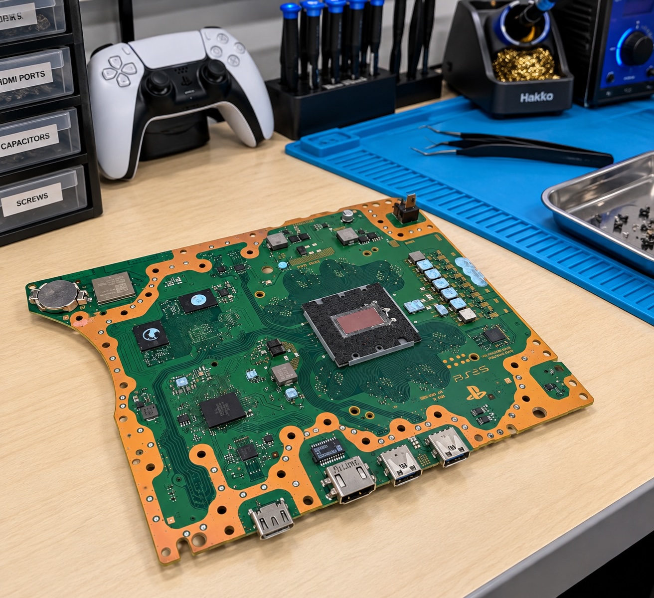 PS5 HDMI port repair in Hooksett NH at Cellular Freedom