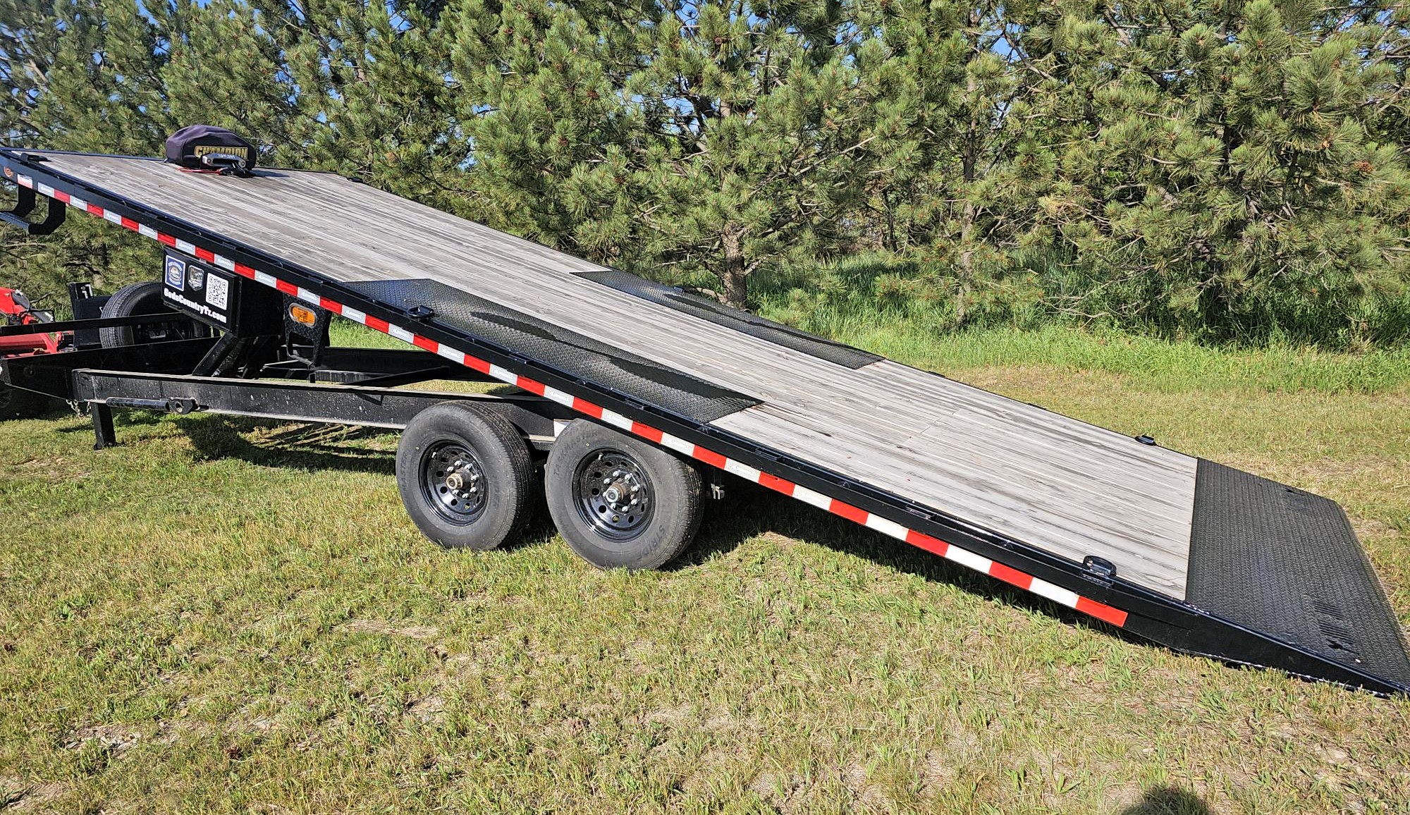 Iron-Bull-24-Foot-Deckover-Tilt-Trailer-Rental-Dickinson-ND