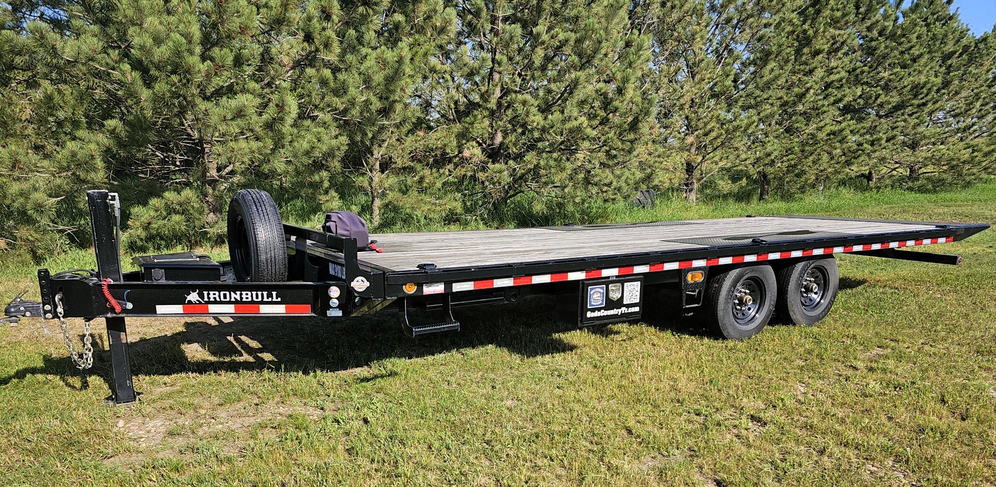Iron-Bull-24-Foot-Deckover-Tilt-Trailer-Rental-Dickinson-ND
