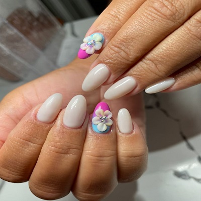 Natural nail manicure at Beauty Essence Spa