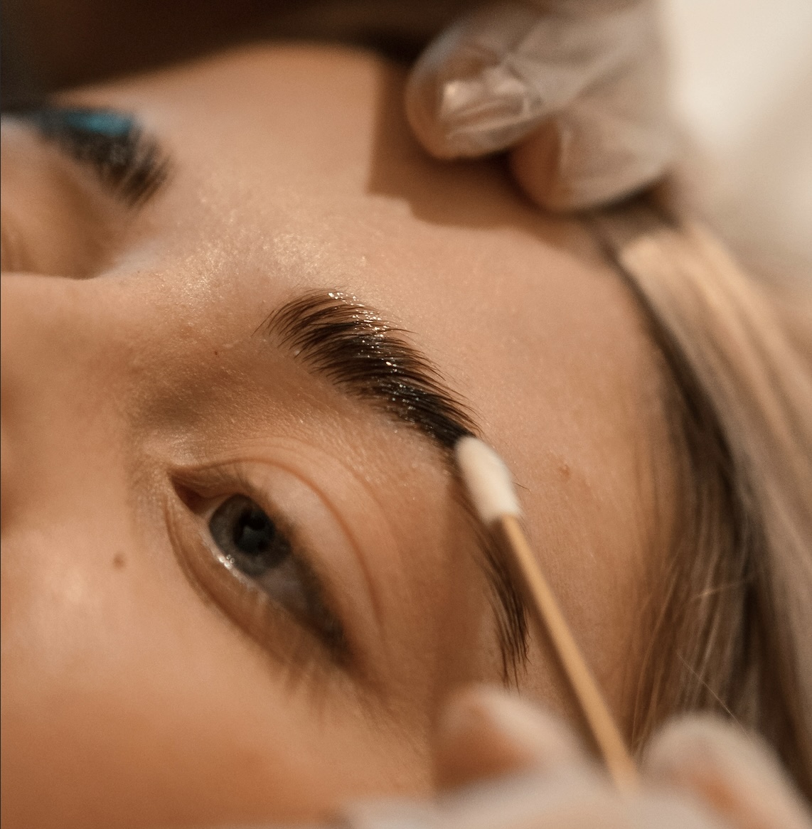 Brow lamination at Beauty Essence Spa