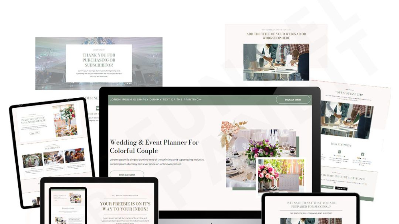 GoHighLevel Event Planner Funnels For Your Business