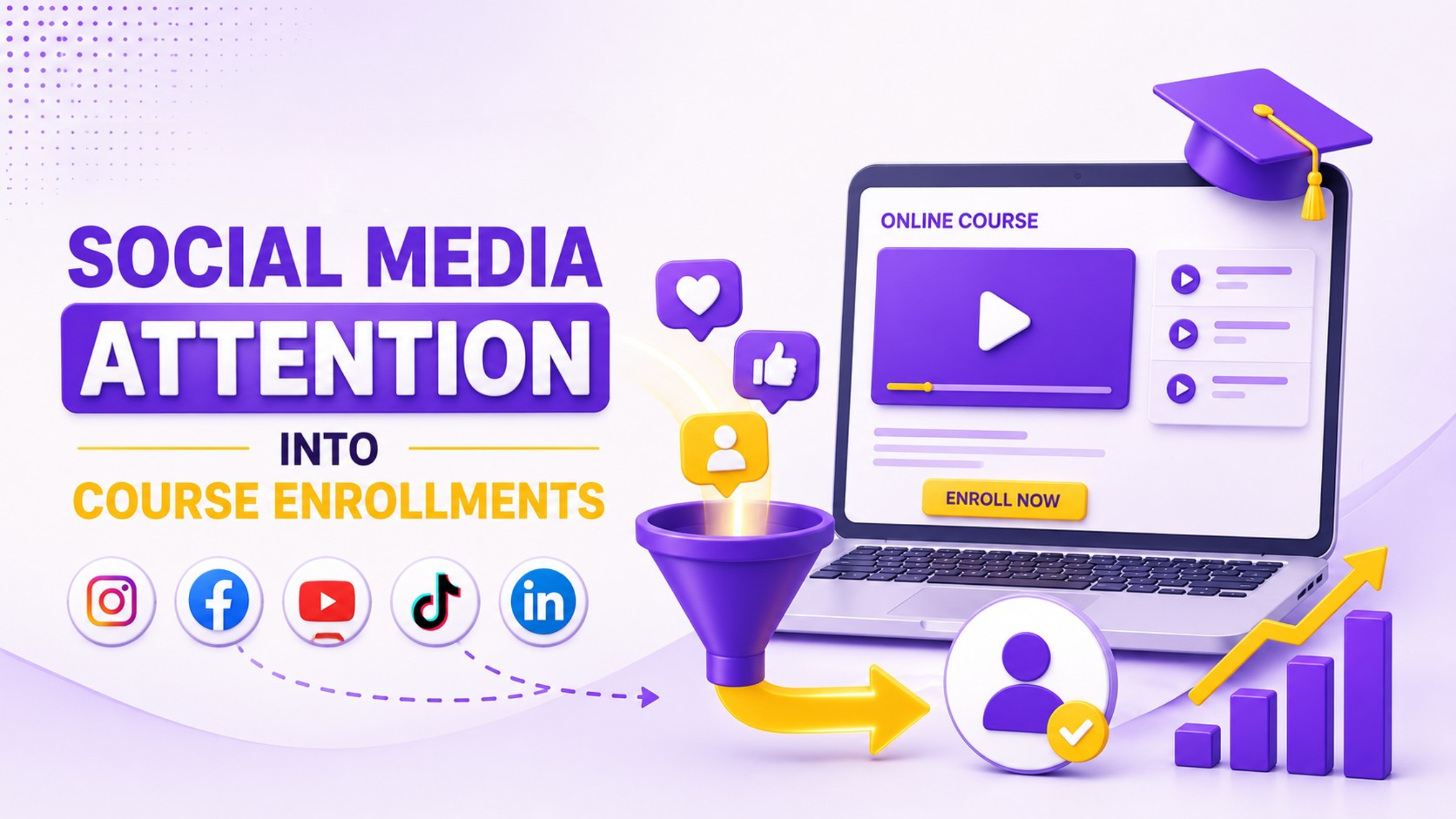 Social Media Attention Into Course Enrollments