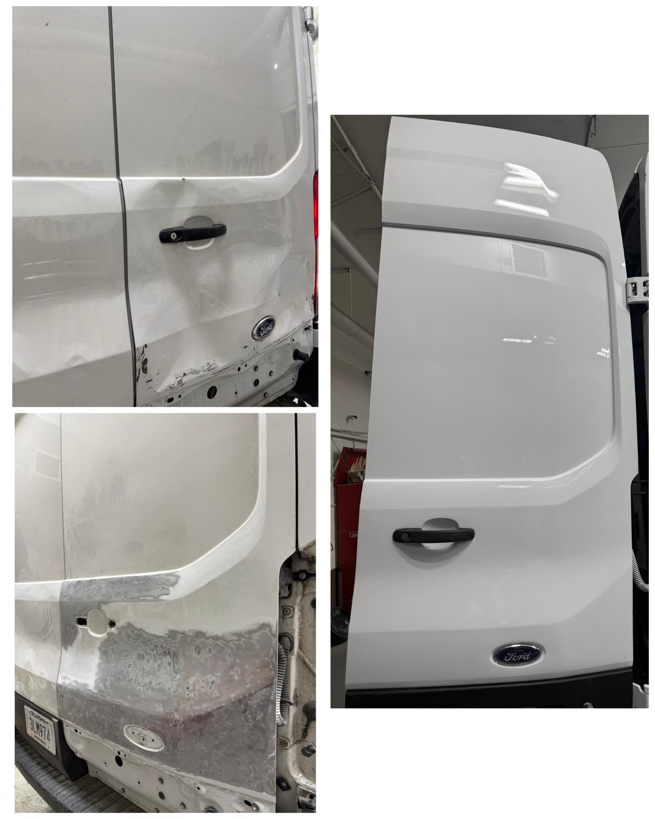 Before and after repair 5