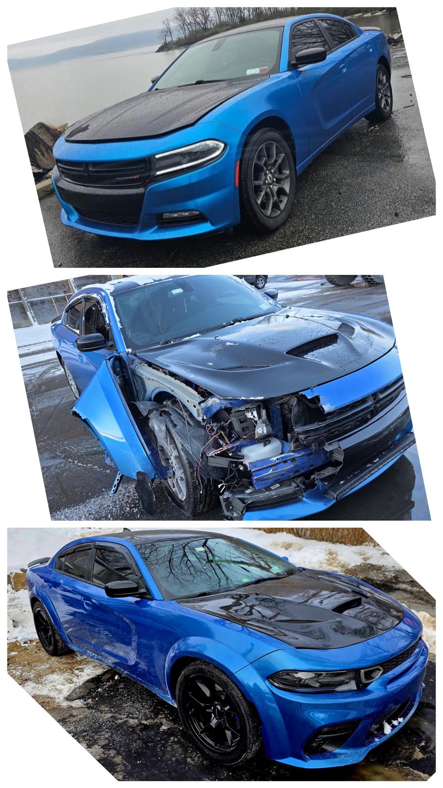 Before and after repair 2