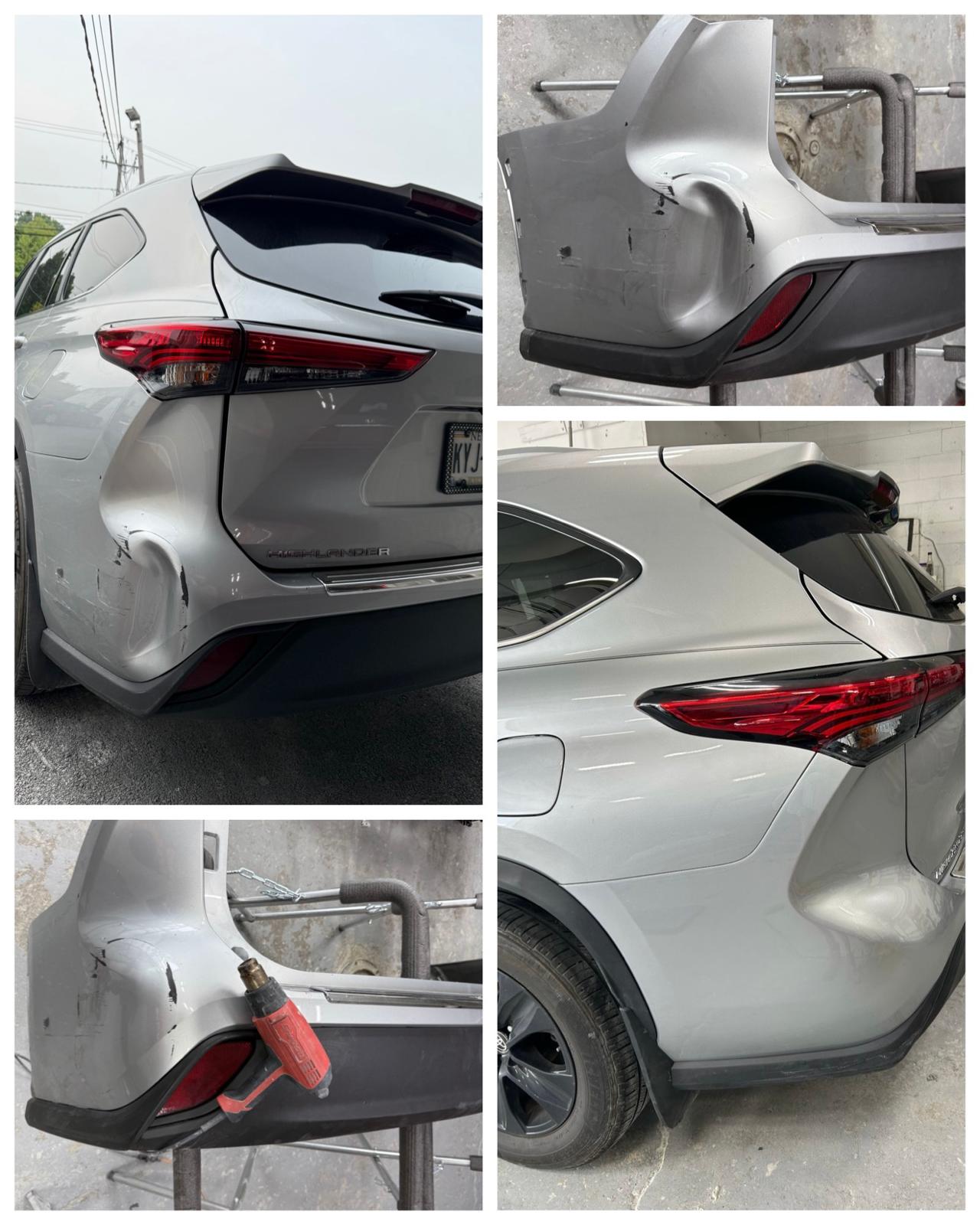 Before and after repair 3