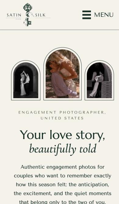 Engagements page on a phone