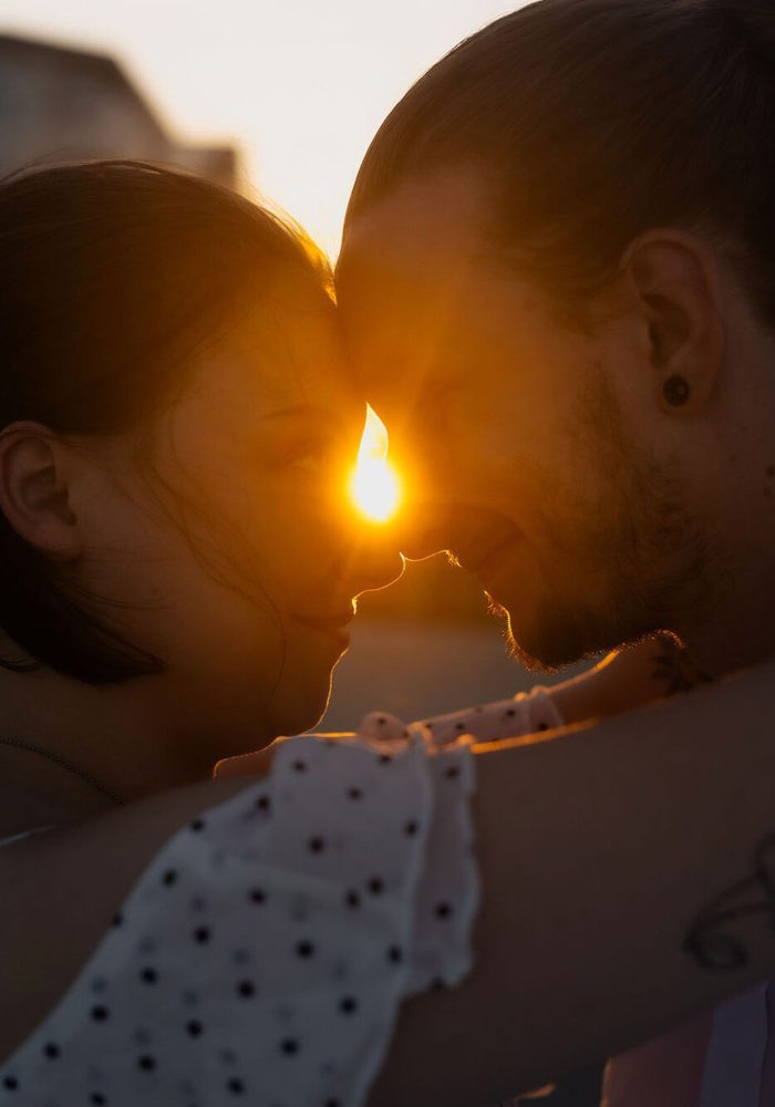 Couple at sunset