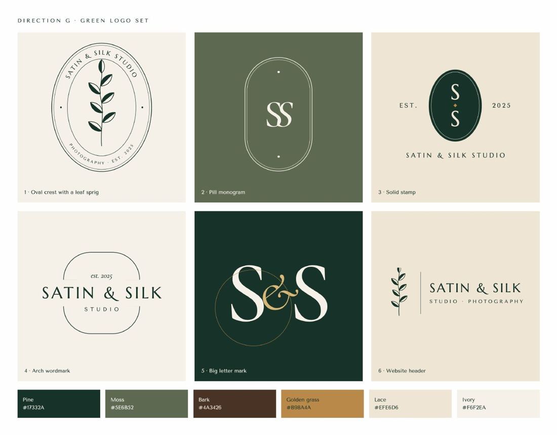 Green logo set
