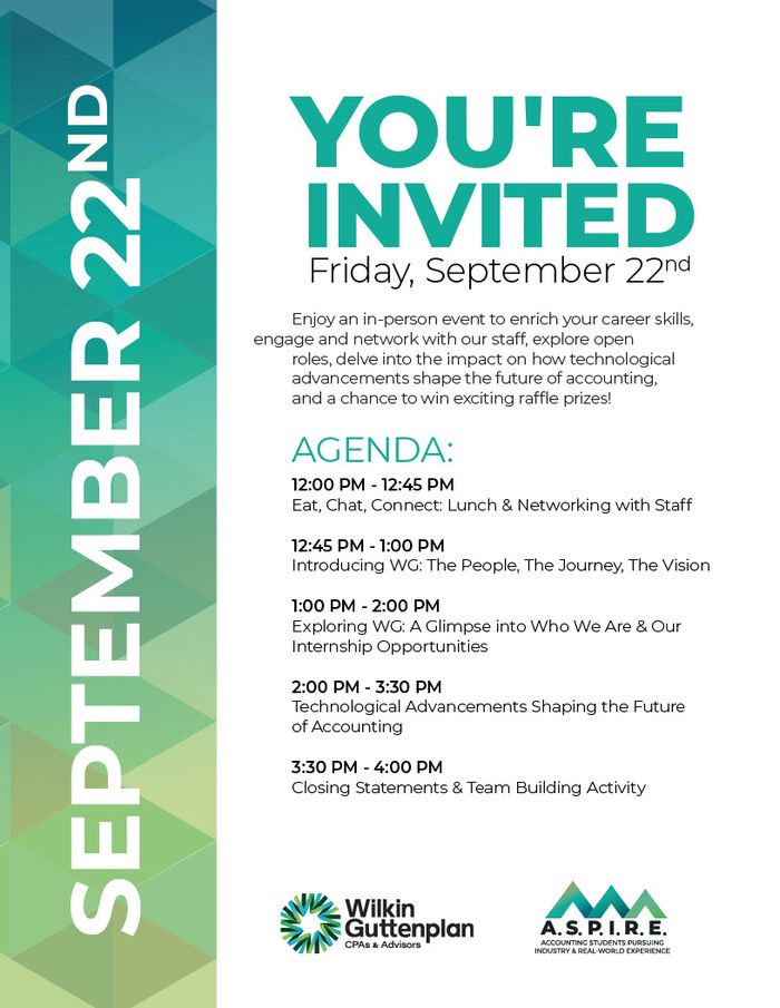 Event schedule