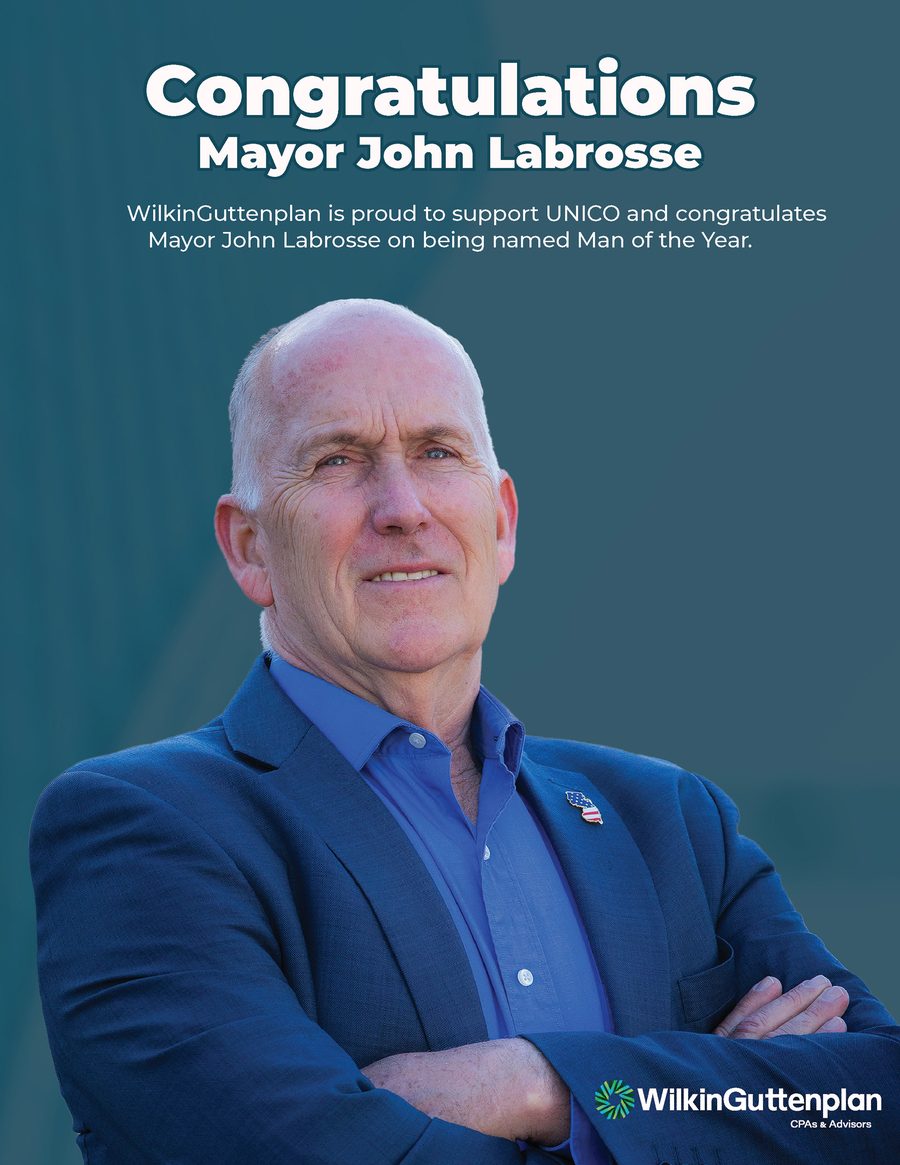 Mayor John Labrosse congratulations ad