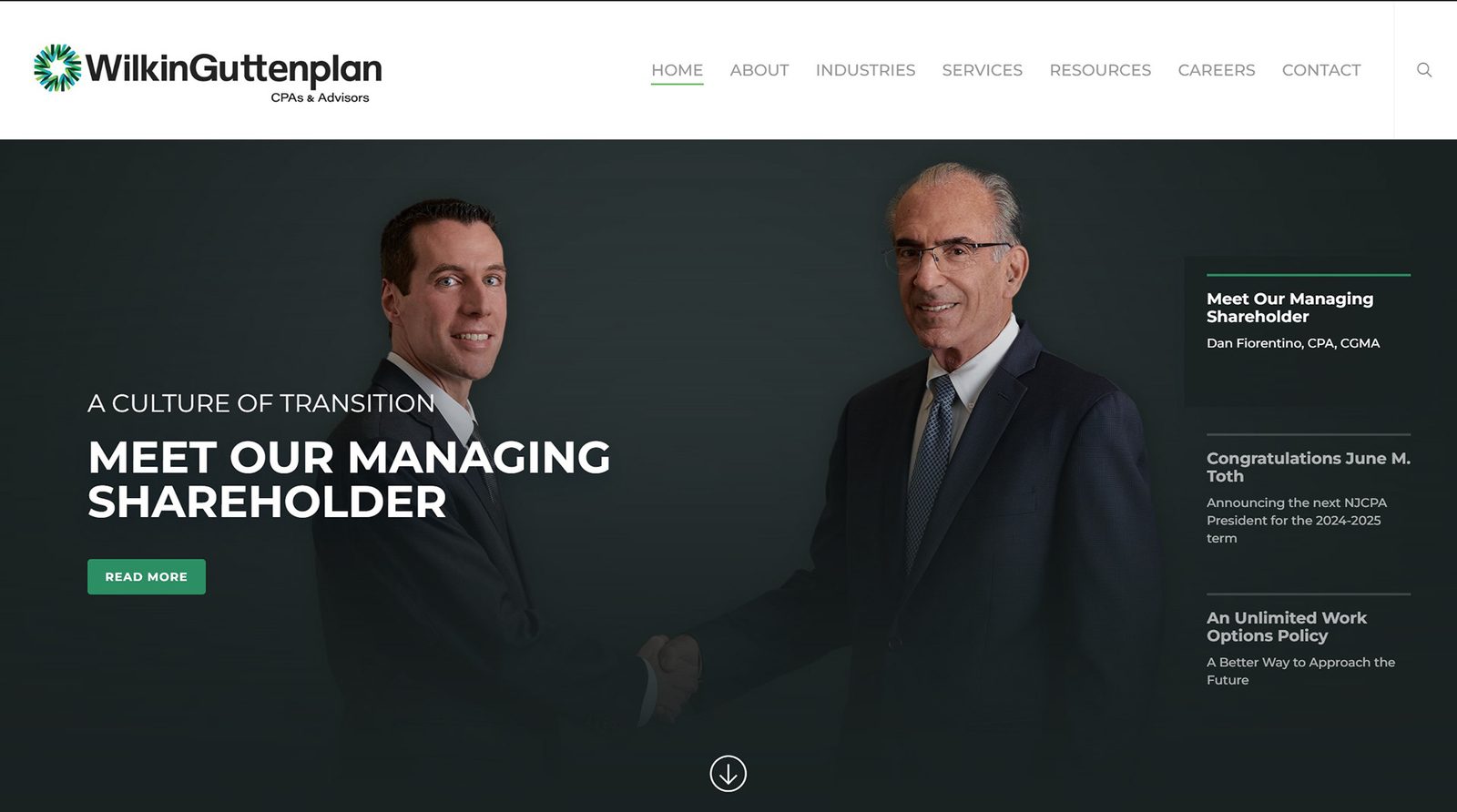 Website banner
