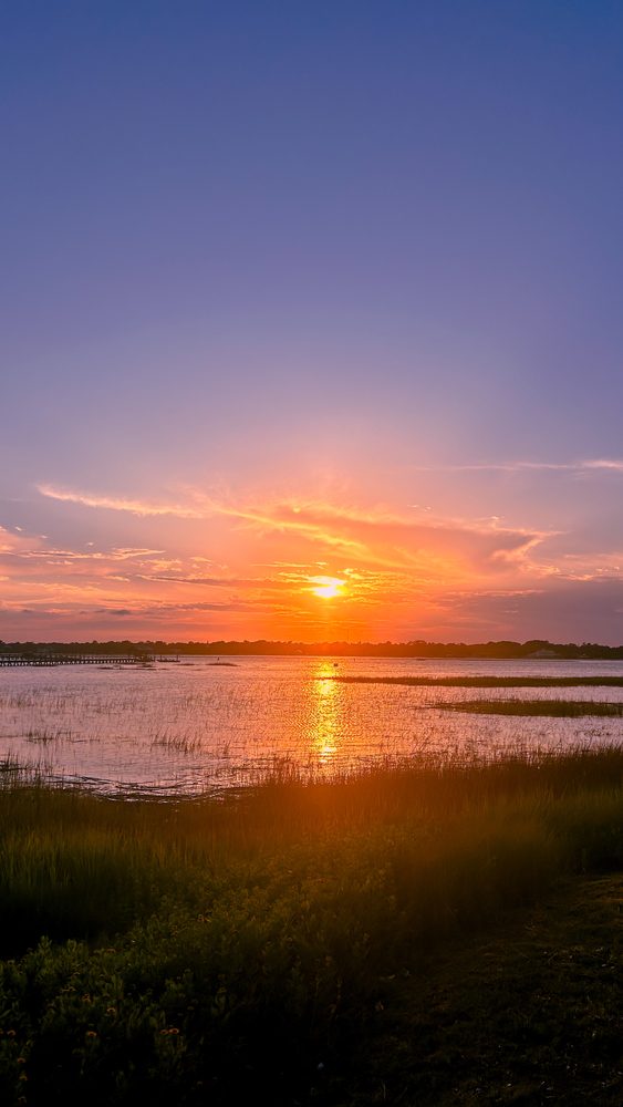 Marsh sunset