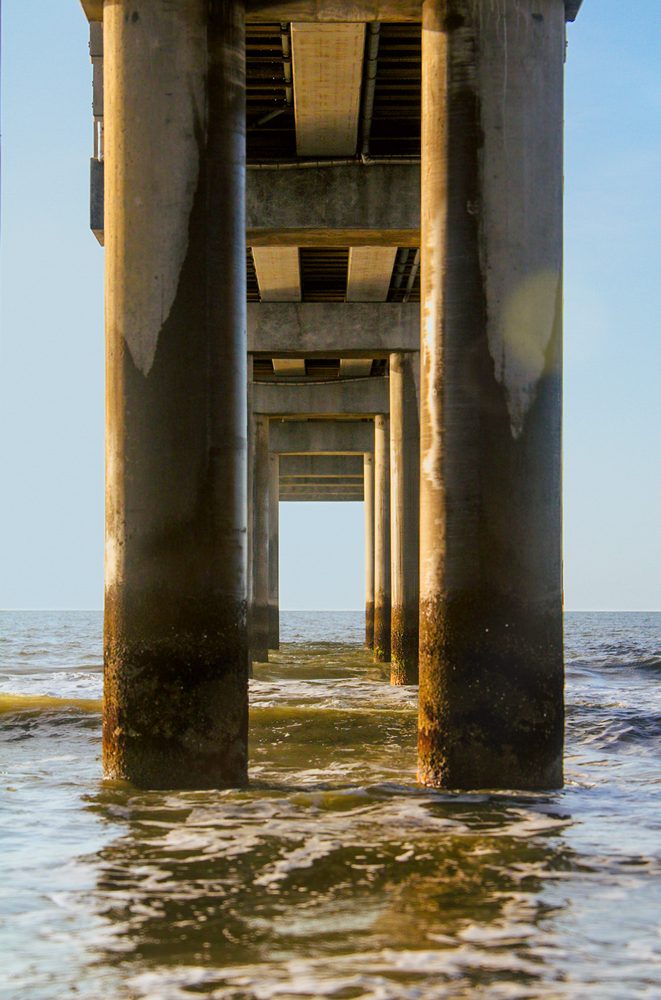 Under the pier
