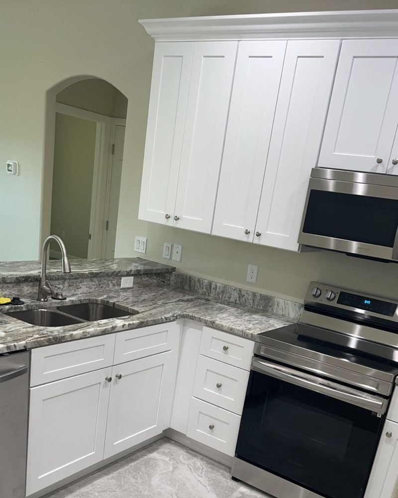 Client's new home kitchen