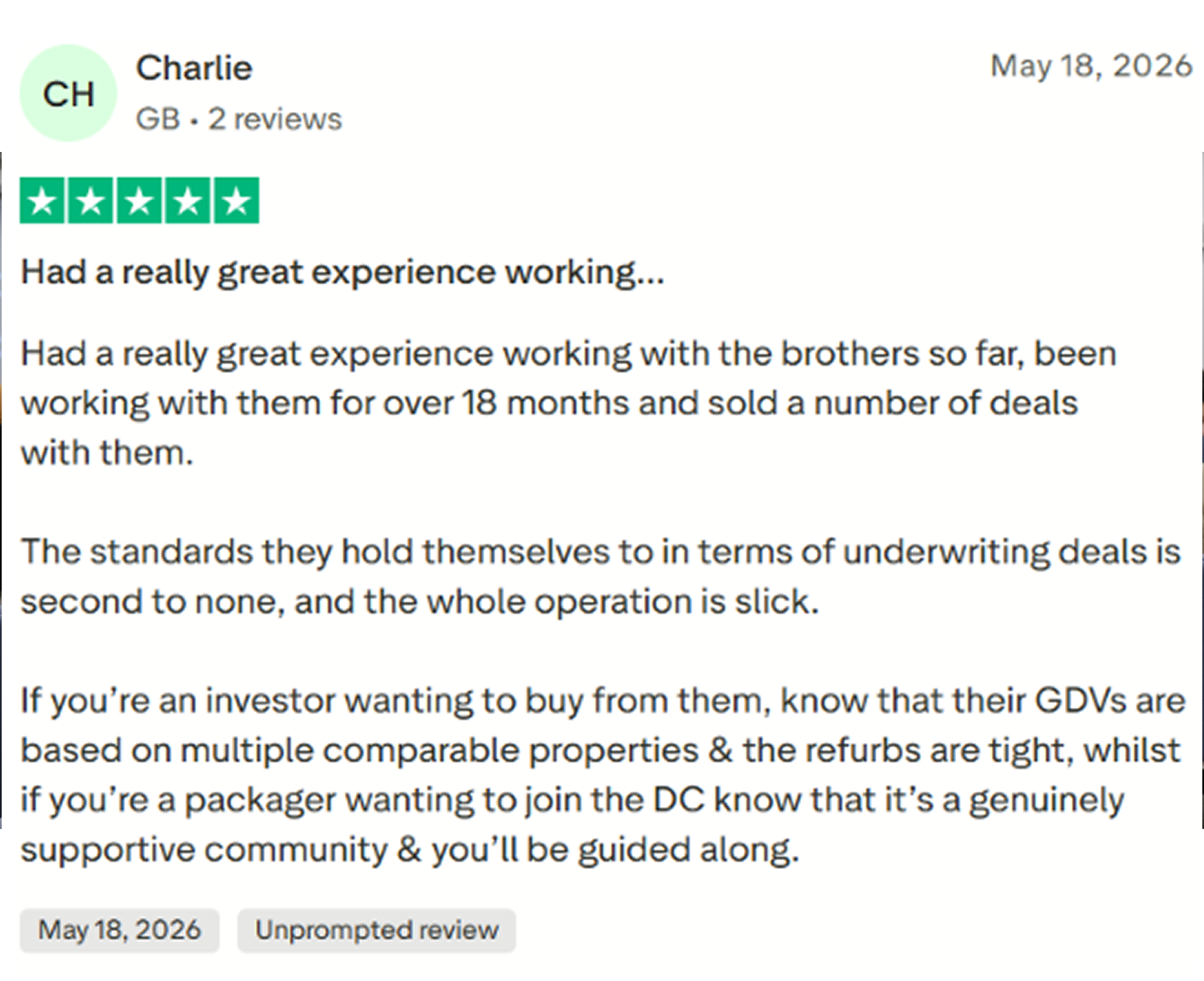 Trustpilot Review