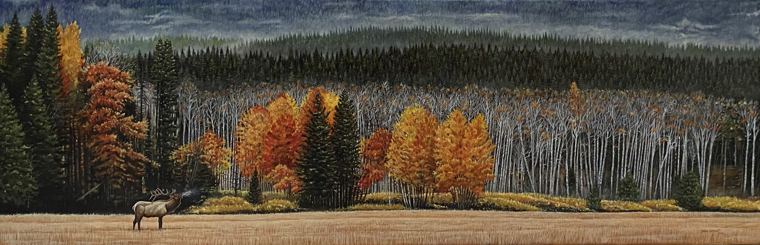Aspen Valley Morn — Oil on Canvas by Chris Abdon
