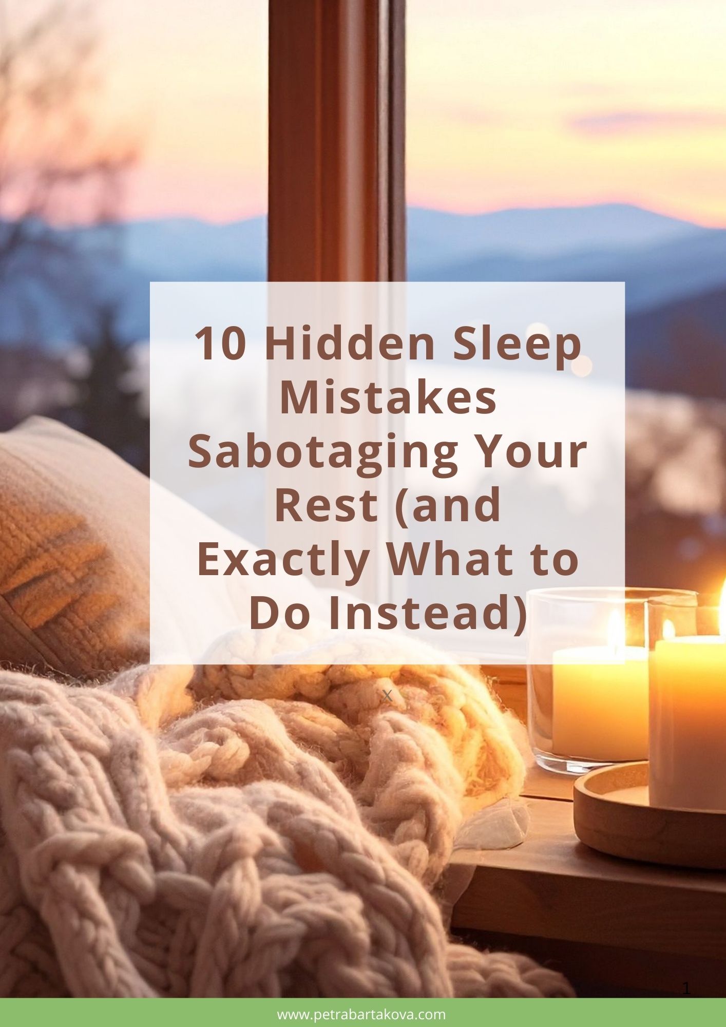 10 sleep mistakes sabotaging your rest free guide cover photo