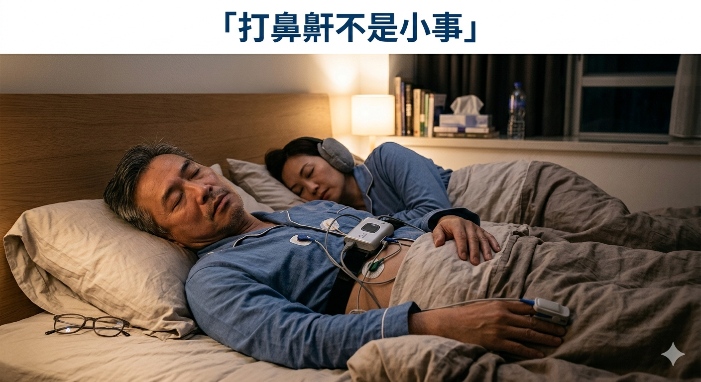睡眠窒息症與打鼻鼾的正確診斷與治療流程