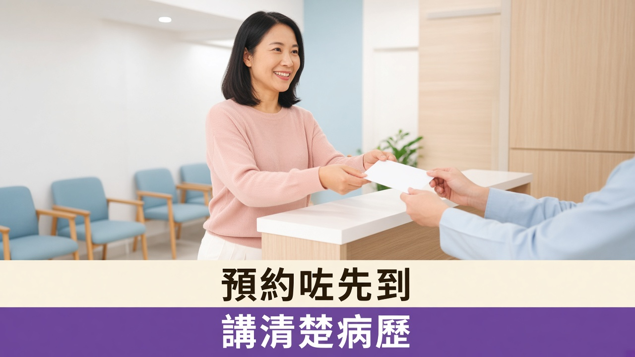 銅鑼灣牙醫：女士喺牙科診所接待處登記