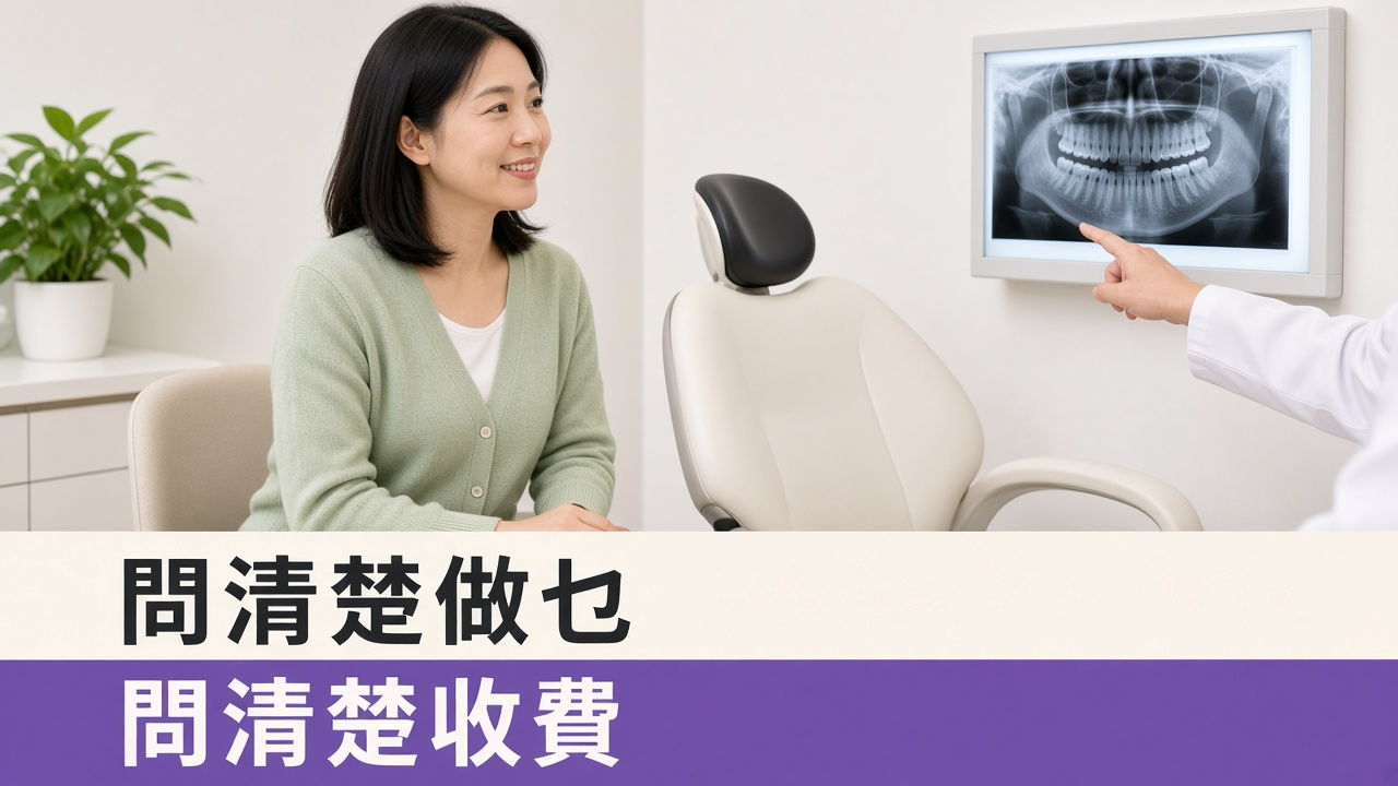 筲箕灣牙醫：牙醫用 X 光片同女士講解