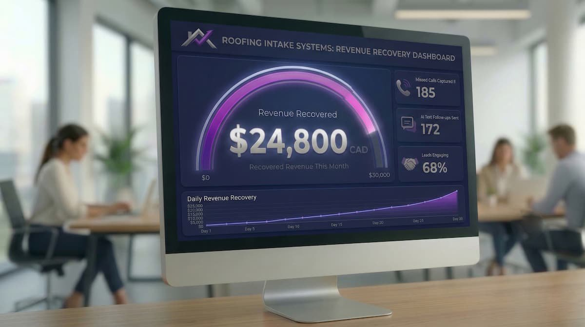 Roofing Intake Systems Revenue Dashboard