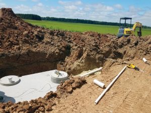 Septic install in Mecklenburg county