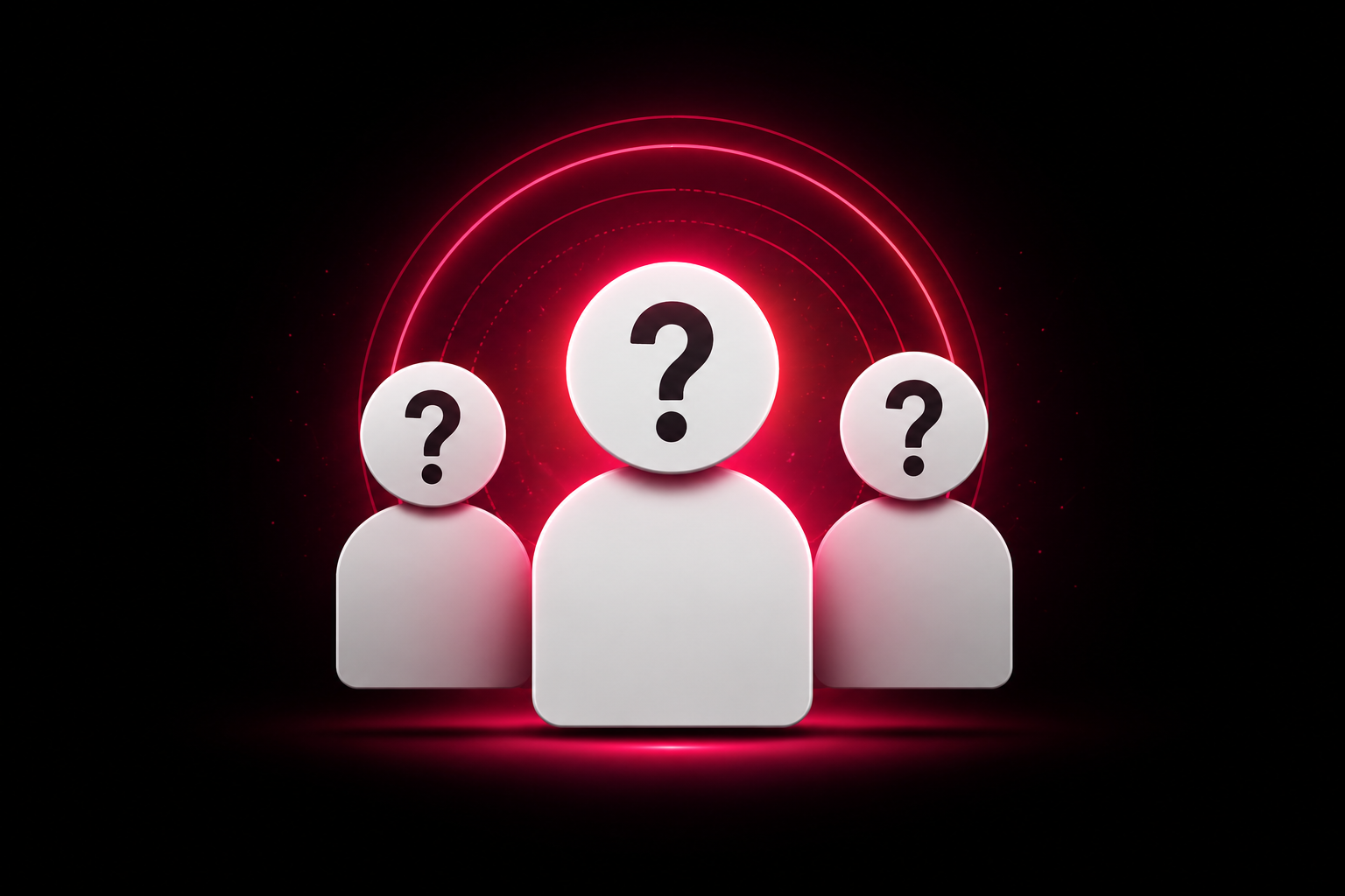 Unknown audience visual