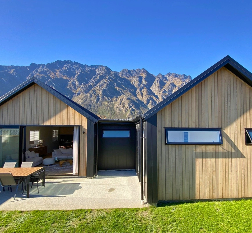 Completed house build by BXT Build Queenstown
