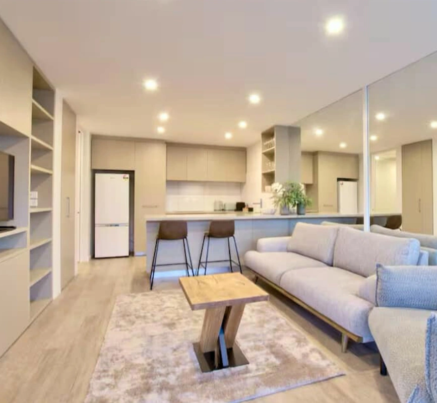 Freshly renovated lounge