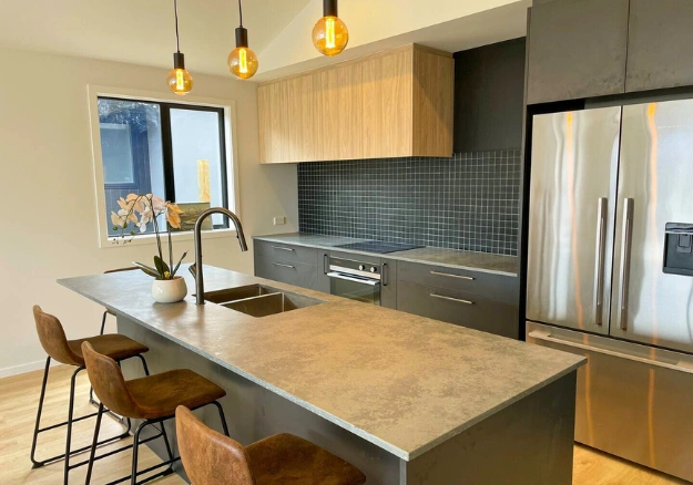 Kitchen inside of new build
