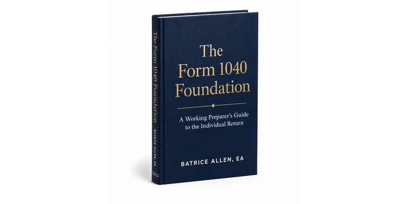 The Form 1040 Foundation student book by Batrice Allen, EA