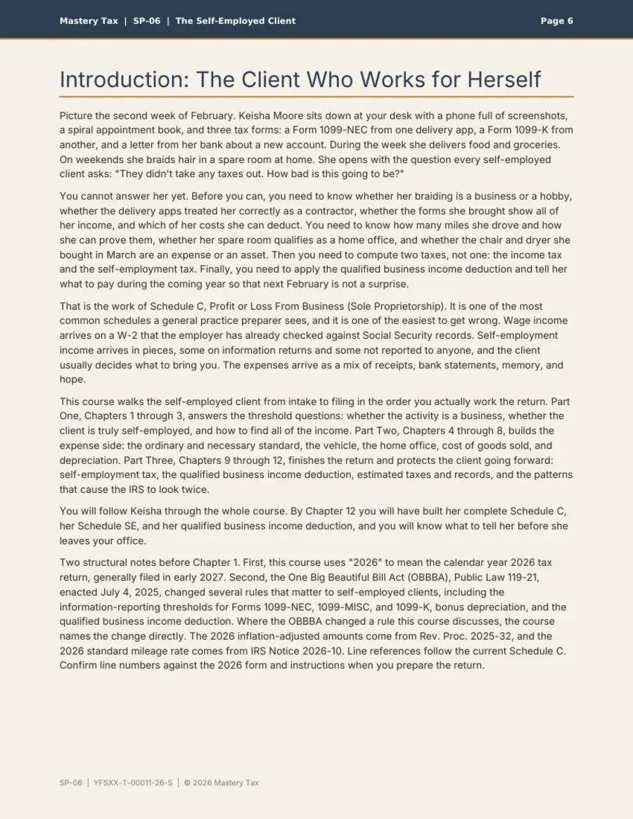 The Self-Employed Client, page 6: Introduction: The Client Who Works for Herself