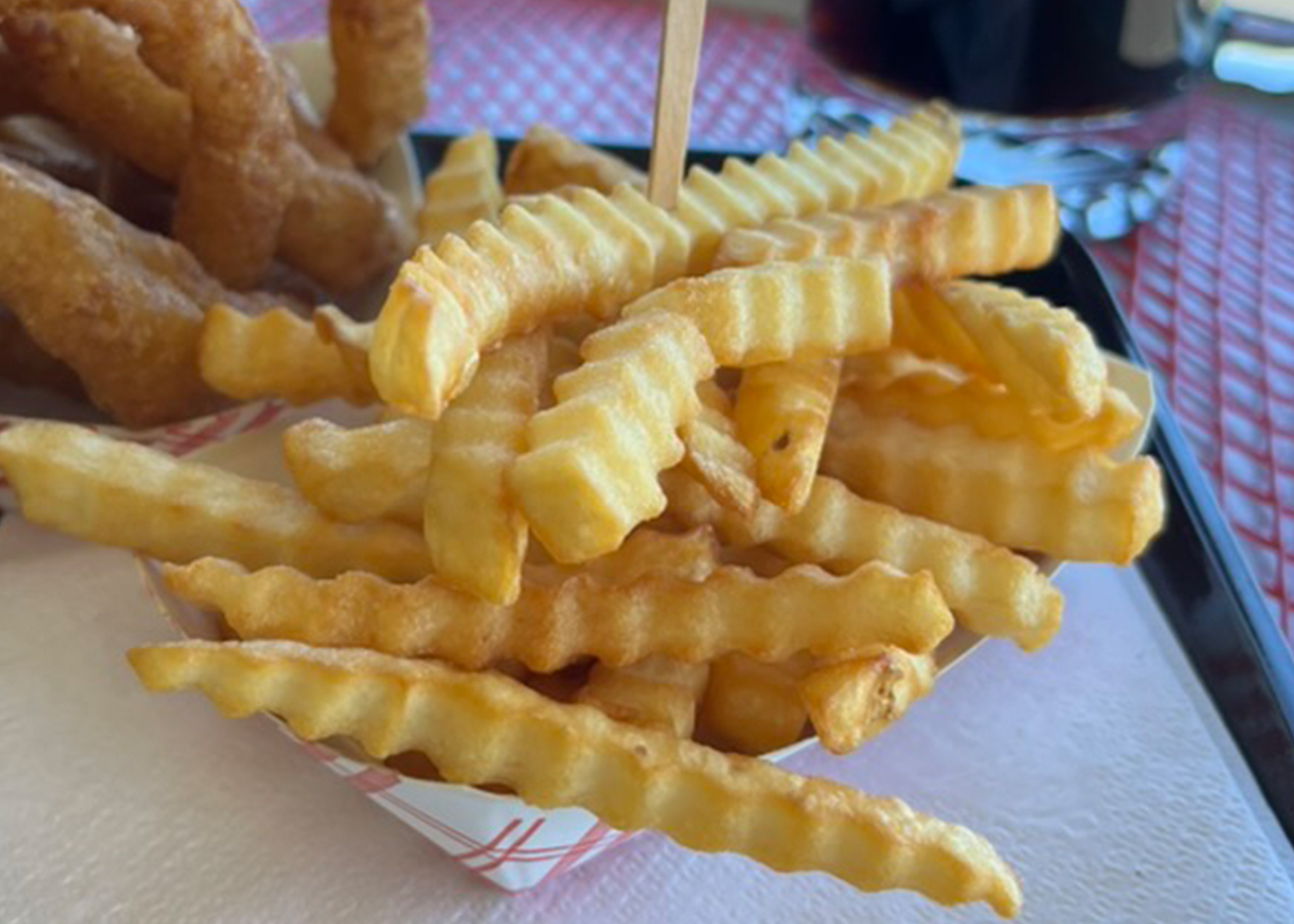 Golden Krinkle Cut French Fries
