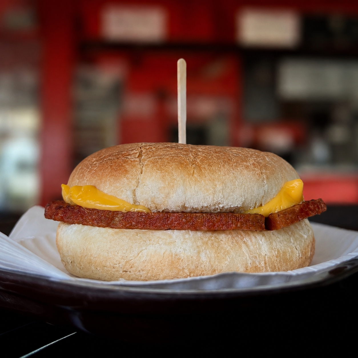 Pork Roll Sandwich with Cheese