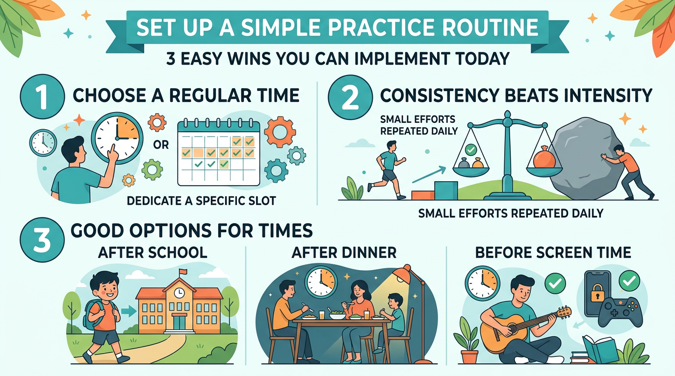 Set Up a Simple Practice Routine