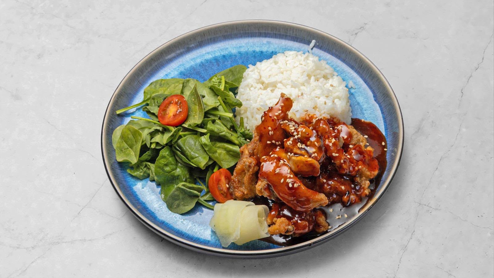 Spicy glazed Korean fried chicken at The Anchor Bookham