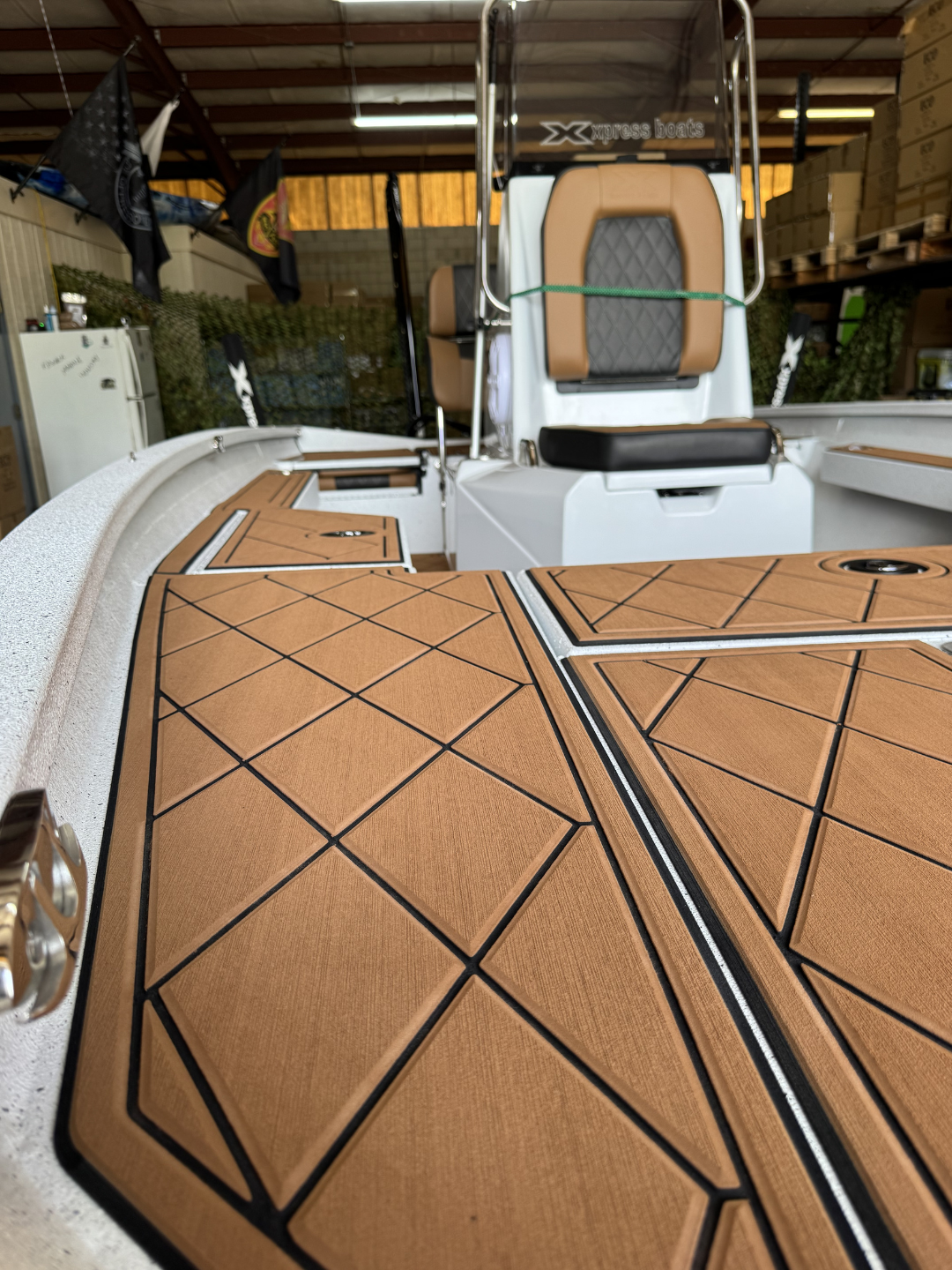Custom bow deck detail