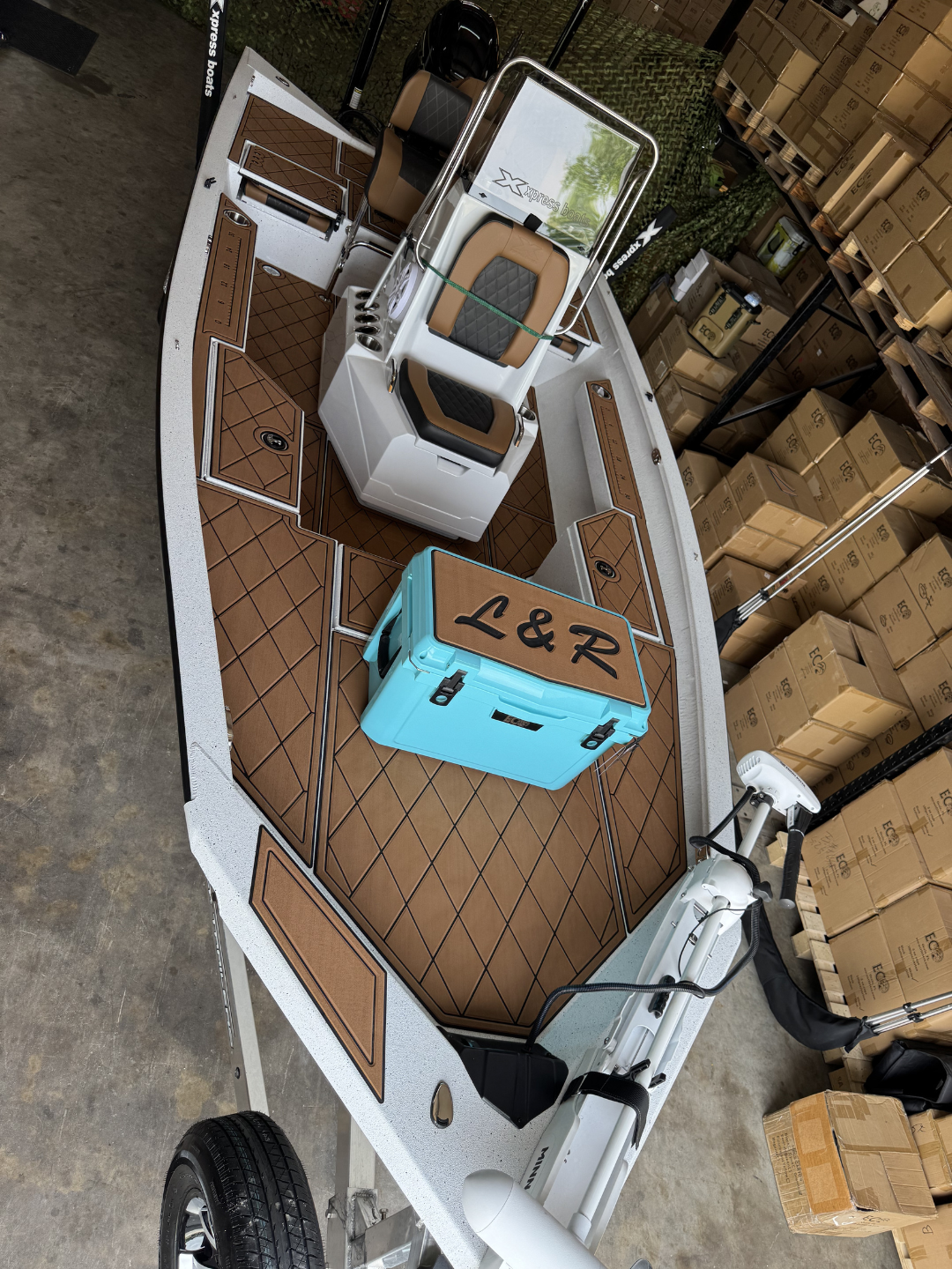 After: new custom deck