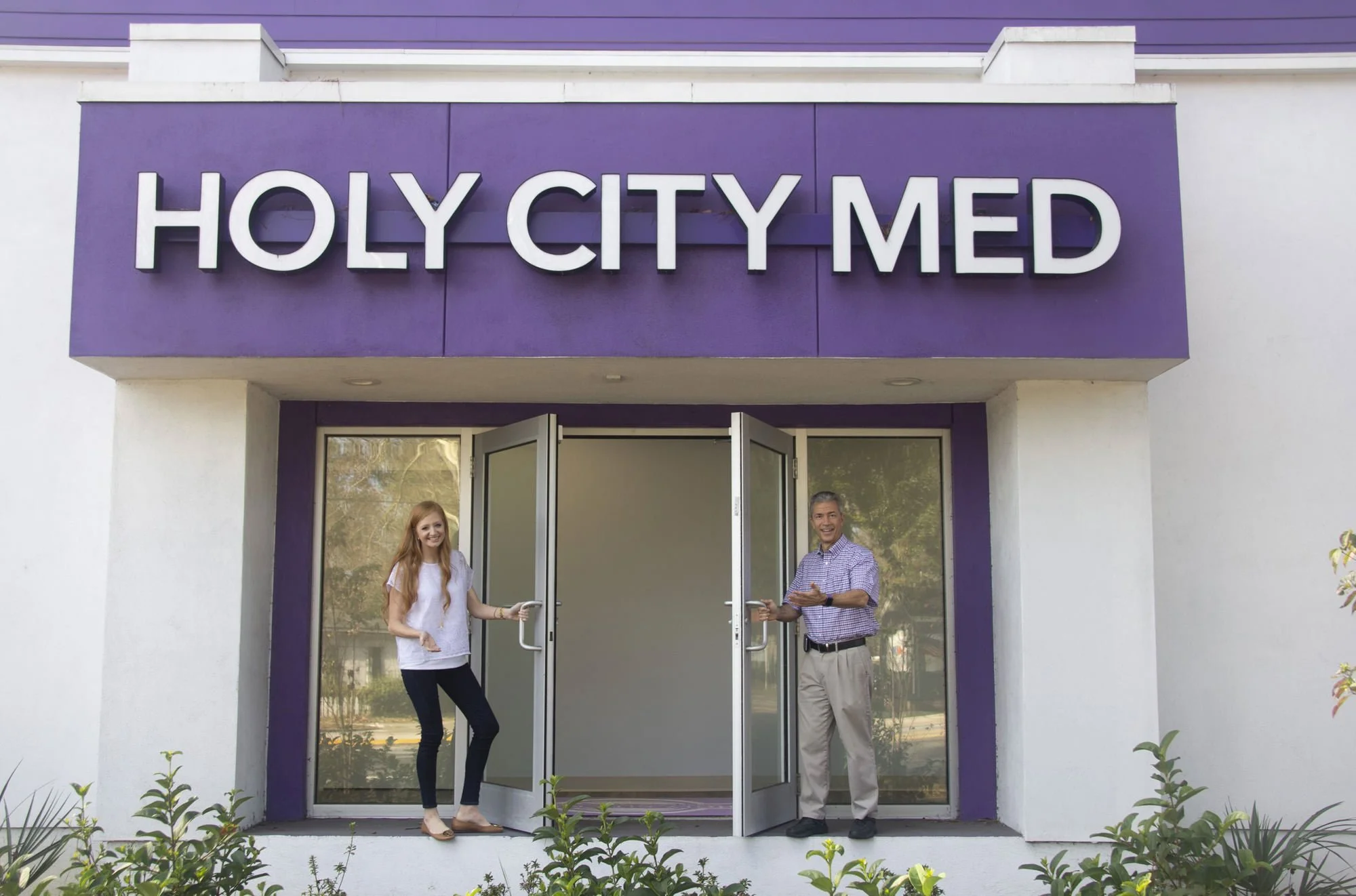 Dr. Frank Wells and Chelsea Morrell, Holy City Med founders