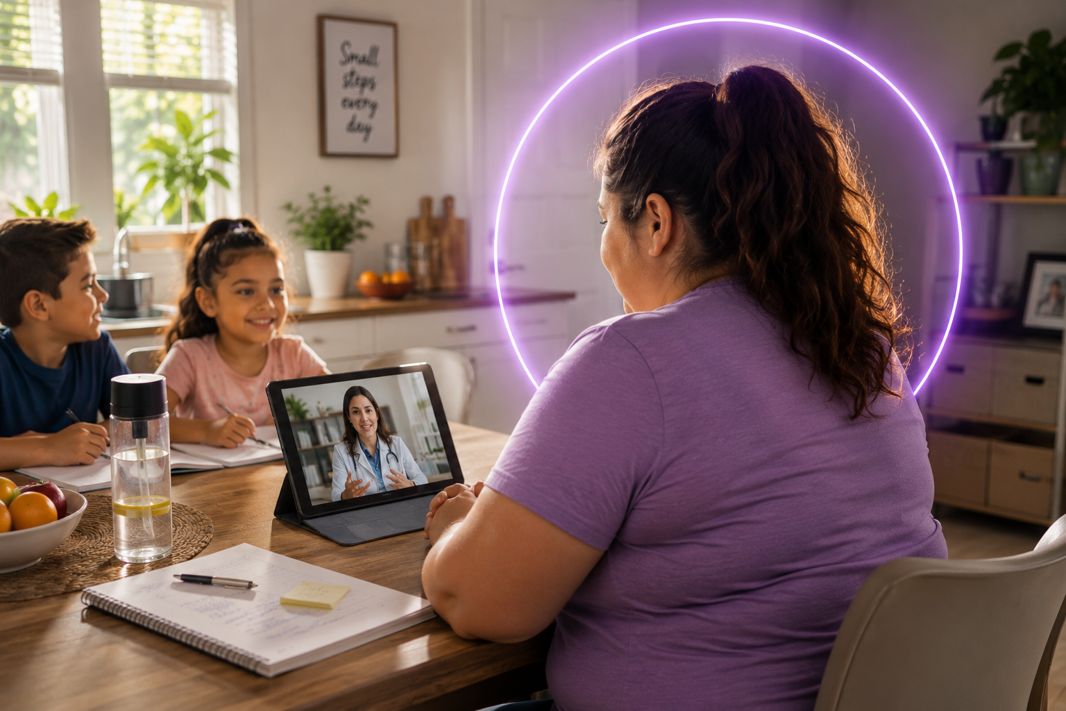 Virtual weight-loss visit with your provider