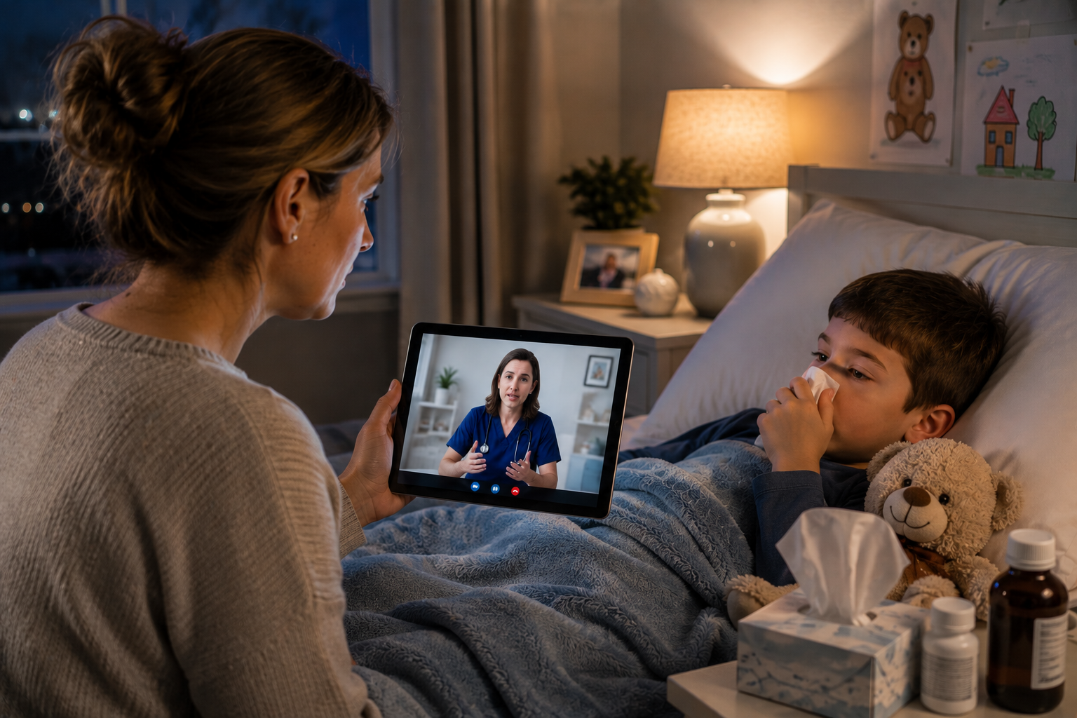 A Holy City Med video visit with a provider from home in South Carolina